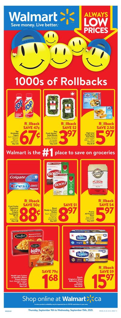 Walmart (West) Flyer September 9 to 15