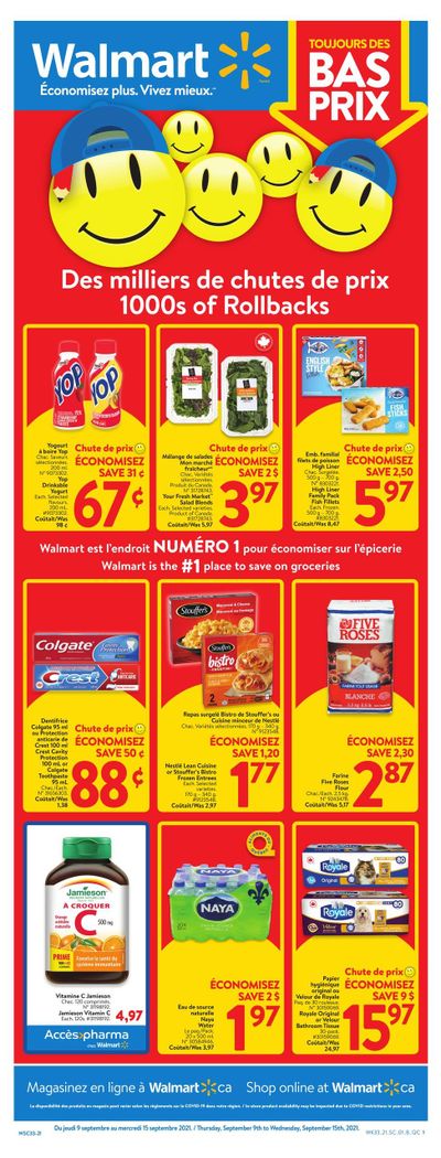 Walmart (QC) Flyer September 9 to 15