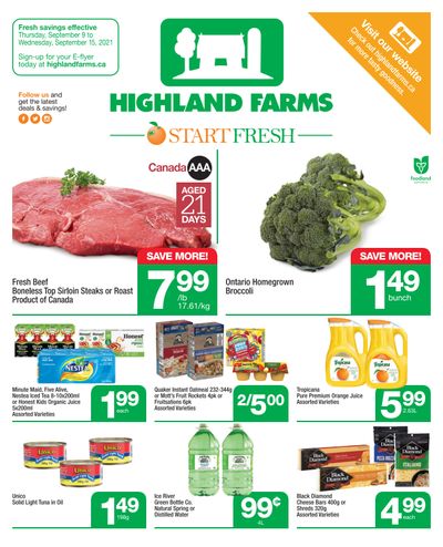 Highland Farms Flyer September 9 to 15