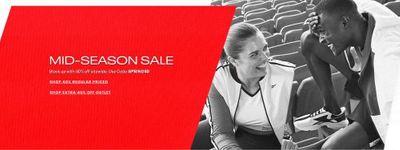 Reebok Canada Mid-Season Sale: Save 40% OFF Regular Price Items + Extra 40% OFF Outlet