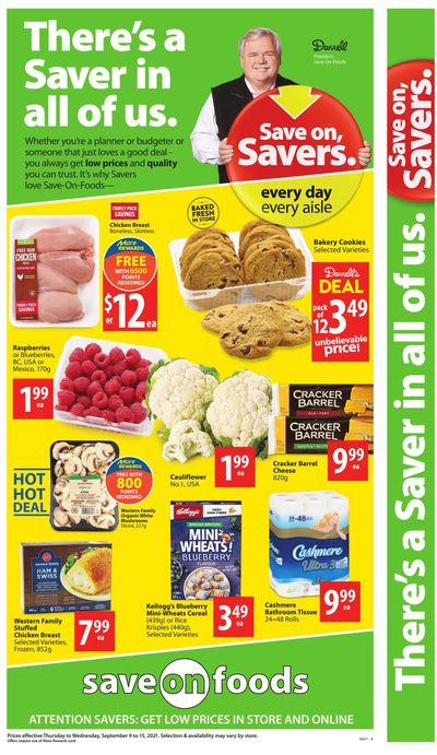 Save on Foods (AB) Flyer September 9 to 15