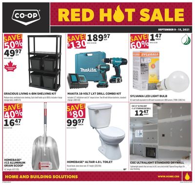Co-op (West) Home Centre Flyer September 9 to 15