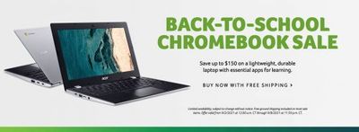 Acer Canada Deals: Save Up to $150 OFF Back to School Chromebook Sale + FREE Shipping