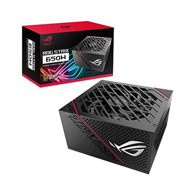 ASUS ROG Strix 650 Full Modular 80 Plus Gold 650W ATX Power Supply with 0dB Axial Tech Fan and 10 Year Warranty $108.87 (Reg $143.98)