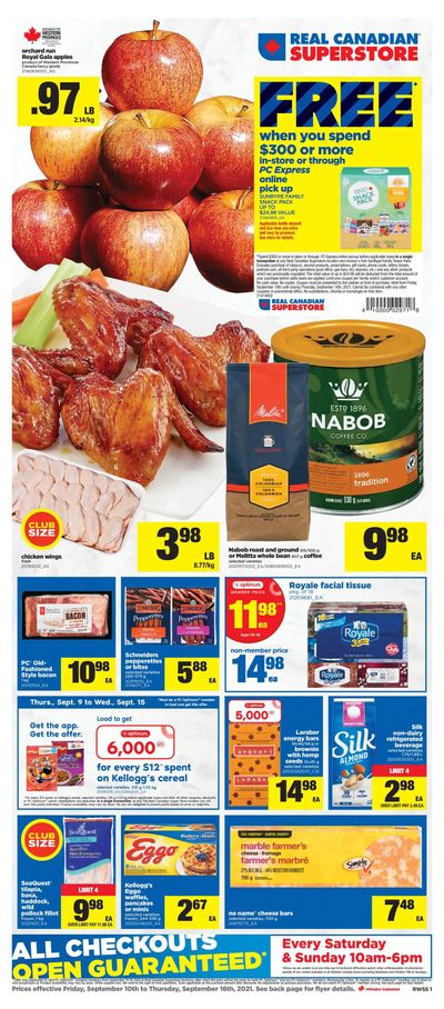 Real Canadian Superstore (West) Flyer September 10 to 16