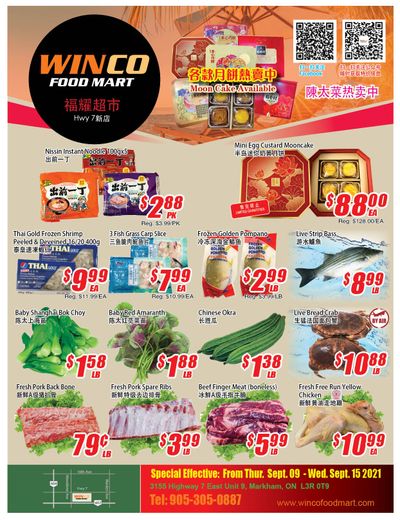 WinCo Food Mart (HWY 7) Flyer September 9 to 15