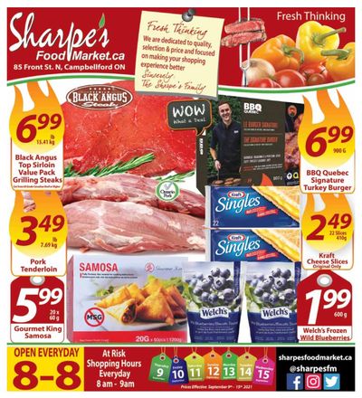 Sharpe's Food Market Flyer September 9 to 15