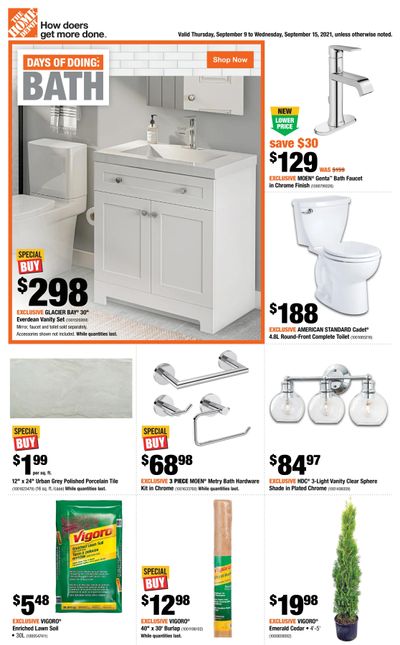 Home Depot (BC) Flyer September 9 to 15