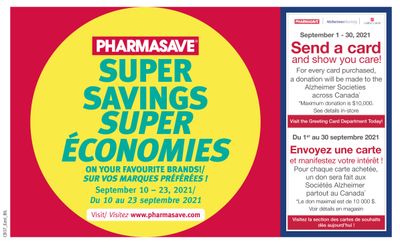 Pharmasave (NB) Super Savings Flyer September 10 to 23