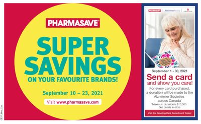 Pharmasave (West) Super Savings Flyer September 10 to 23