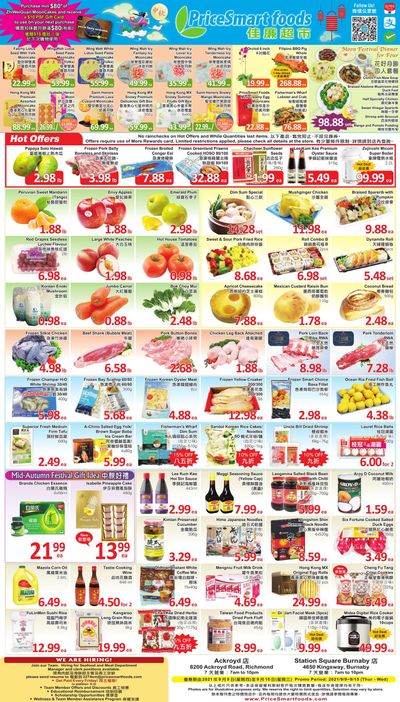 PriceSmart Foods Flyer September 9 to 15