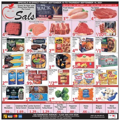 Sal's Grocery Flyer September 10 to 16