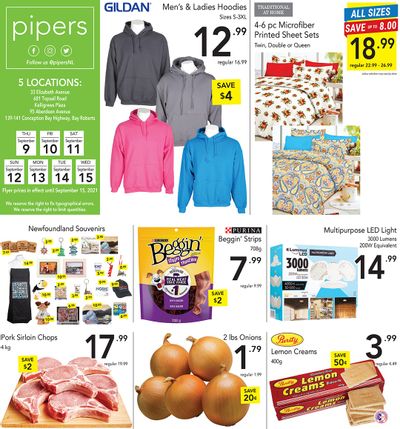 Pipers Superstore Flyer September 9 to 15