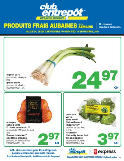 Wholesale Club (QC) Fresh Deals of the Week Flyer September 9 to 15