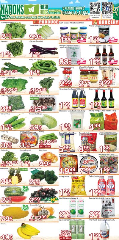Nations Fresh Foods (Hamilton) Flyer September 10 to 16