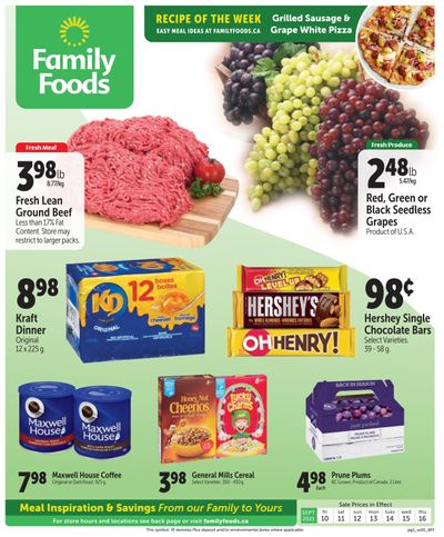 Family Foods Flyer September 10 to 16