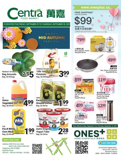 Centra Foods (North York) Flyer September 10 to 16