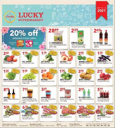 Lucky Supermarket (Calgary) Flyer September 10 to 16