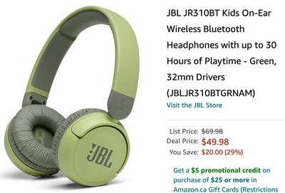 Amazon Canada Deals: Save 29% on Kids On-Ear Wireless Bluetooth Headphone + 42% on Columbia women’s Jacket + More Offers