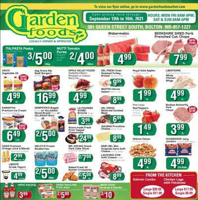 Garden Foods Flyer September 10 to 16