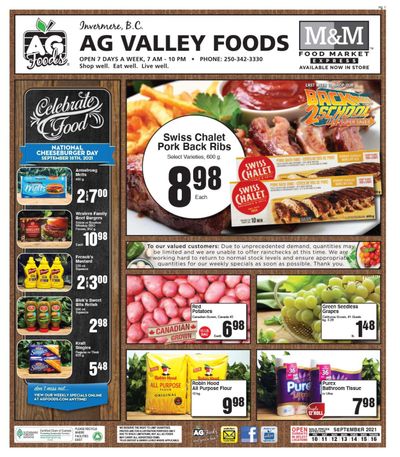 AG Foods Flyer September 10 to 16