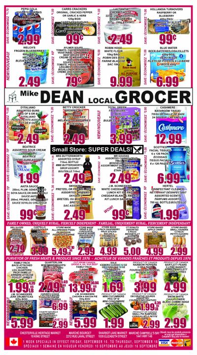 Mike Dean Local Grocer Flyer September 10 to 16