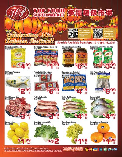 Top Food Supermarket Flyer September 10 to 16