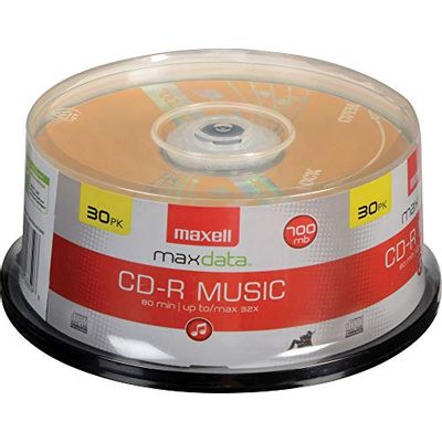 Maxell 30-Pack Music 80x / 700MB CDR Media for Audio 625335 $17.99 (Reg $20.98)