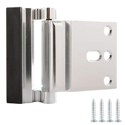 Amazon Basics Door Reinforcement Lock, Polished Chrome, 1-Pack $16.19 (Reg $22.09)
