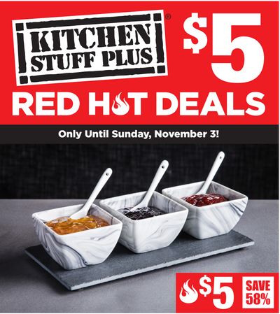 Kitchen Stuff Plus Canada Red Hot Sale: $5 Deals, Save up to 58% Off Select Items