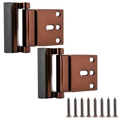 Amazon Basics Door Reinforcement Lock, Oil Rubbed Bronze, 2-Pack $26.31 (Reg $41.91)