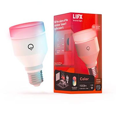 LIFX Color, A19 1100 lumens, Wi-Fi Smart LED Light Bulb, Billions of Colors and Whites, No Bridge Required, Works with Alexa, Hey Google, HomeKit and Siri $68.19 (Reg $75.80)
