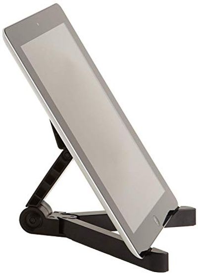 AmazonBasics Adjustable Tablet Holder Stand - Compatible with Apple iPad, Samsung Galaxy and Kindle Fire Tablets $11.62 (Reg $15.40)