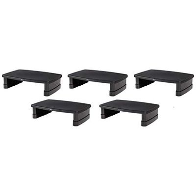 AmazonBasics Adjustable Computer Monitor Stand Riser, 5-Pack $72.94 (Reg $104.80)
