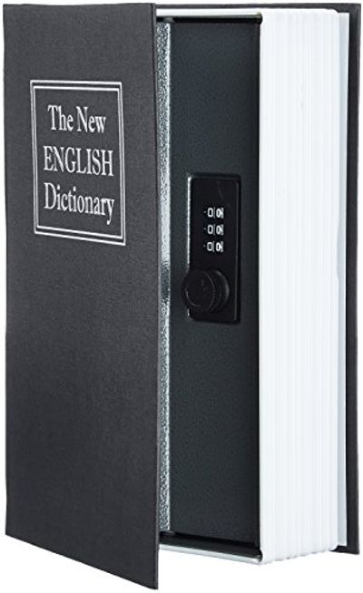 AmazonBasics Book Safe, Combination Lock, Black $12 (Reg $20.06)