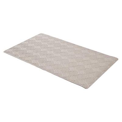 Amazon Basics Non-Slip Rubber Bath Mat with Wave Texture - Grey, 27.5 x 15.7 Inch $12.84 (Reg $20.57)