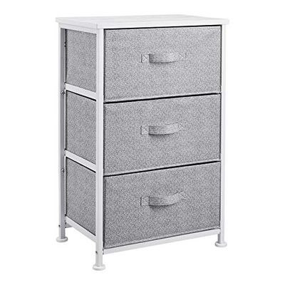 Amazon Basics Fabric 3-Drawer Storage Organizer Unit for Closet, White $46.81 (Reg $75.11)