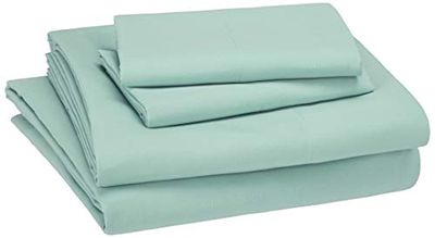 Amazon Basics Kid's Sheet Set - Soft, Easy-Wash Microfiber - Full, Light Jade Green $19.88 (Reg $27.73)