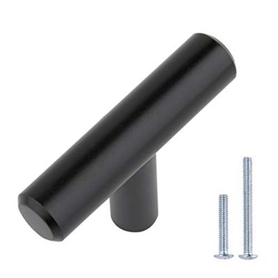 AmazonBasics AB3600-FB-10 Cabinet Knob, 10-pack, Flat Black $15.27 (Reg $26.97)