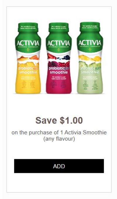 No Frills Ontario: Free Activia Smoothie With Printable Coupon