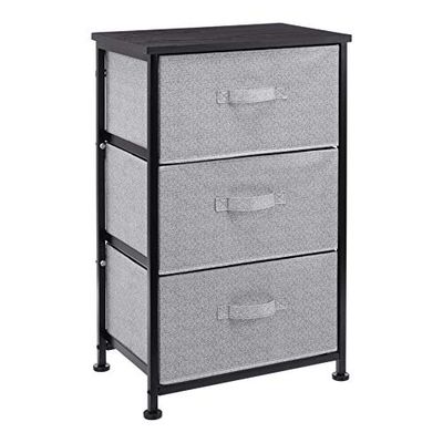 Amazon Basics Fabric 3-Drawer Storage Organizer Unit for Closet, Black $45.24 (Reg $74.48)