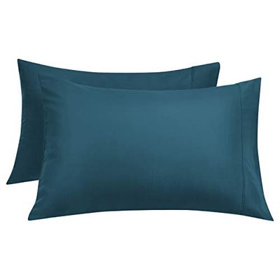 AmazonBasics Light-Weight Microfiber Pillowcases - 2-Pack, Standard, Dark Teal $7.78 (Reg $11.60)
