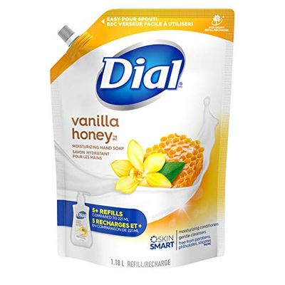 Dial Eco-Smart Hand Soap Refill, Vanilla Honey, 1.18 Liter (2095808) $2.99 (Reg $5.99)