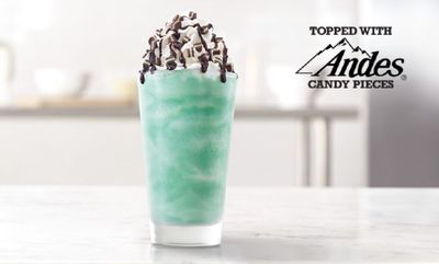 Mint Chocolate Shake at Arby's