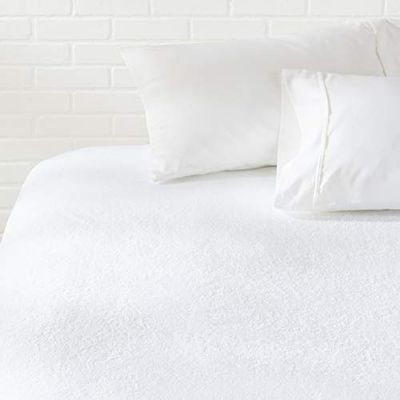 AmazonBasics Hypoallergenic Waterproof Fitted Mattress Protector Cover - King $23.62 (Reg $42.48) AmazonBasics Hypoallergenic Waterproof Fitted Mattress Protector Cover - King $23.62 (Reg $42.48)