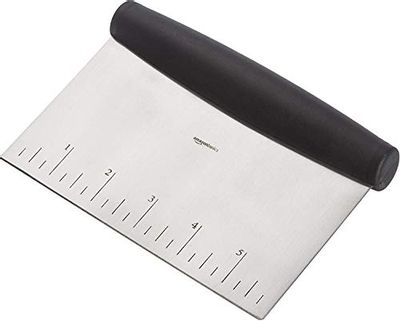 AmazonBasics Multi-purpose Stainless Steel Bench Scraper and Chopper - 201 $9.66 (Reg $12.99)