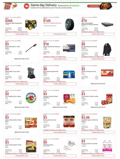 Costco (BC, AB, SK & MB) Weekly Savings September 13 to 26