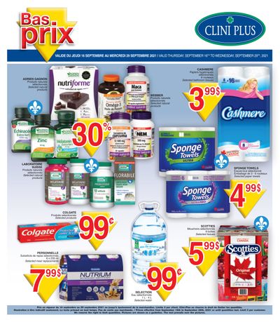 Clini Plus Flyer September 16 to 29