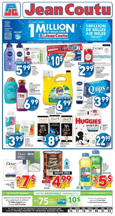Jean Coutu (QC) Flyer September 16 to 22