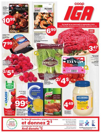 Coop IGA Flyer September 16 to 22